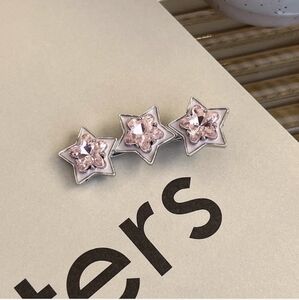 Pink Star Hair Clips